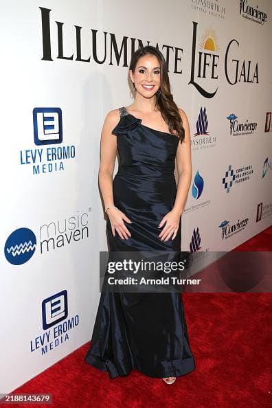 Kelsey Rowles at the reception at the 2024 Illuminate Life Gala