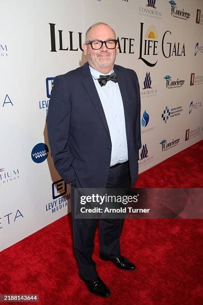 Matt Skillman at cocktail hour at the 2024 Illuminate Life Gala