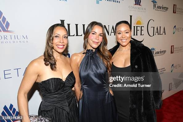 Dr. Lindsey Ross, Dr. Jennifer Harris, and Dr. Natalie Gilmore at the 2024 Illuminate Life Gala